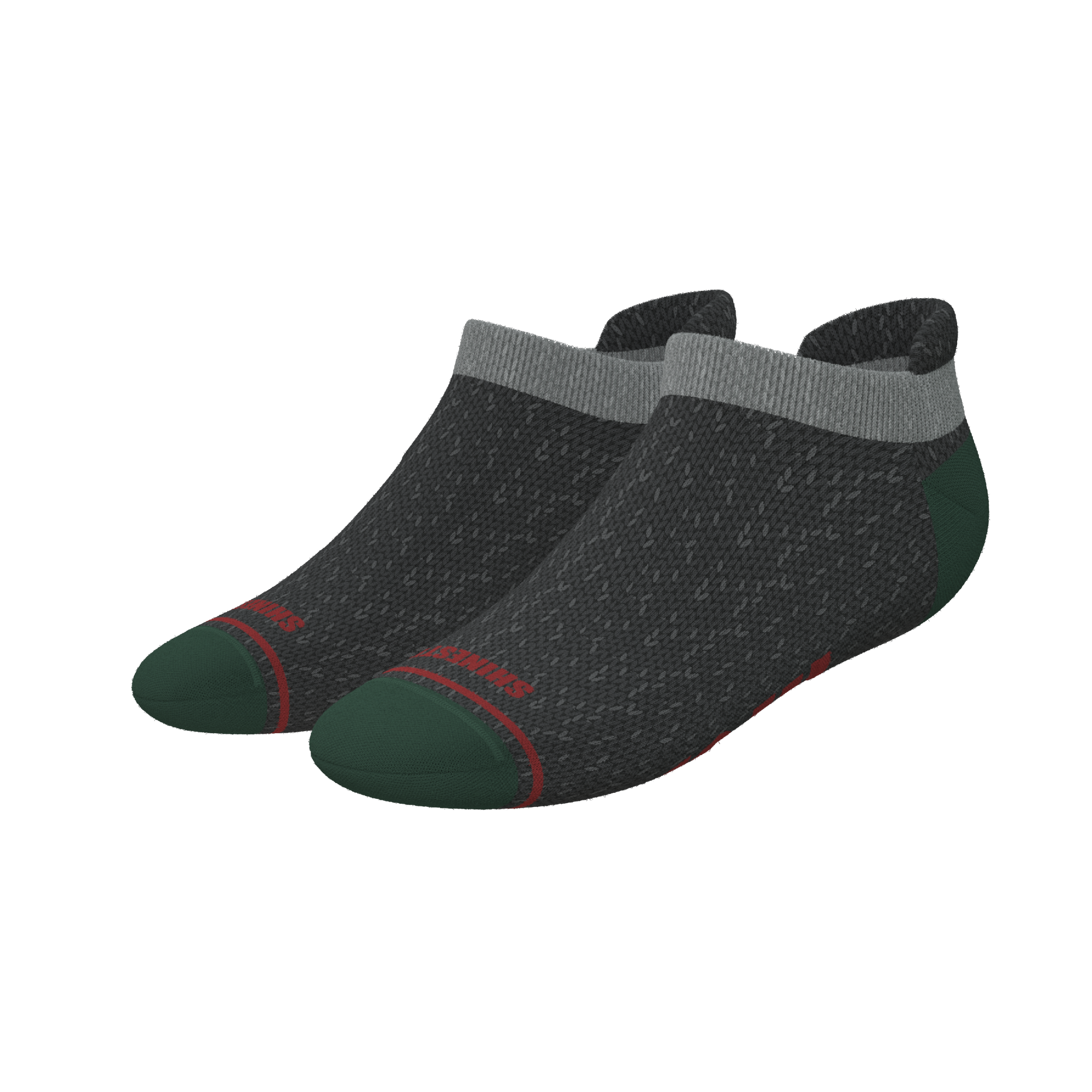 The Kiss Me There | Mistletoe Heel Hammock™ Ankle Socks