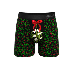 The Kiss Me There | Mistletoe Ball Hammock® Pouch Underwear