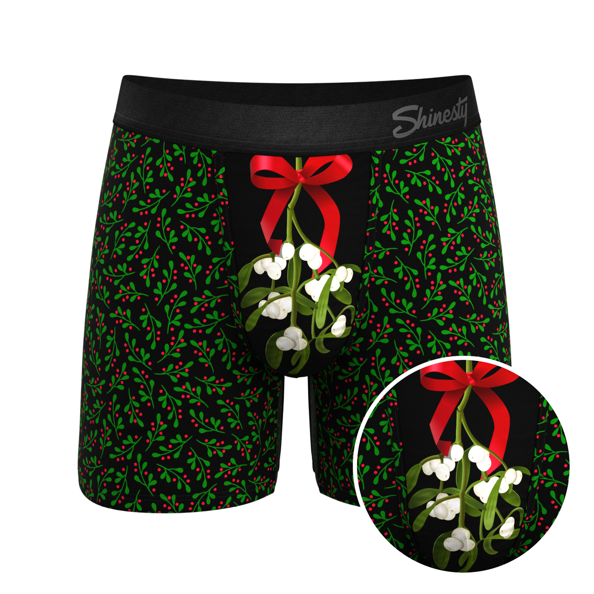 The Kiss Me There | Mistletoe Ball Hammock® Pouch Underwear