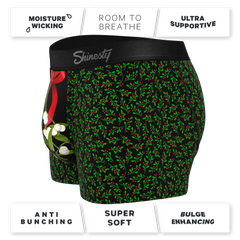 The Kiss Me There | Mistletoe Ball Hammock® Pouch Trunks Underwear