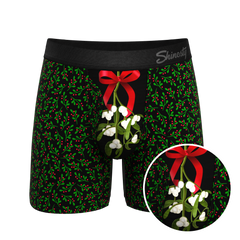 The Kiss Me There | Mistletoe Ball Hammock® Pouch Underwear With Fly