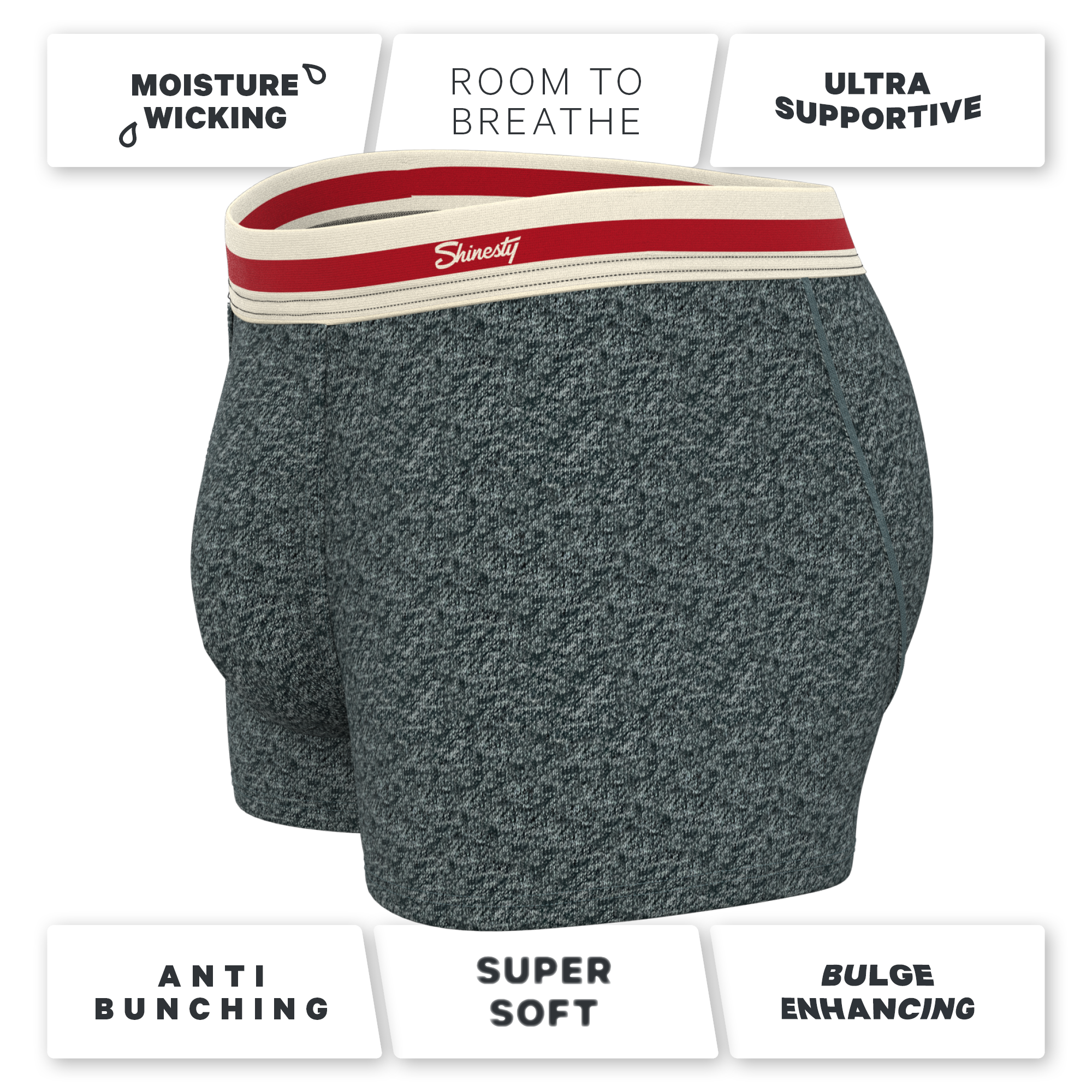 The Koala Camo | Heather Grey Ball Hammock® Pouch Trunks Underwear