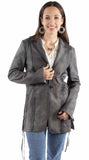 Scully Leather Womens leatherwear vintage grey ladies jacket