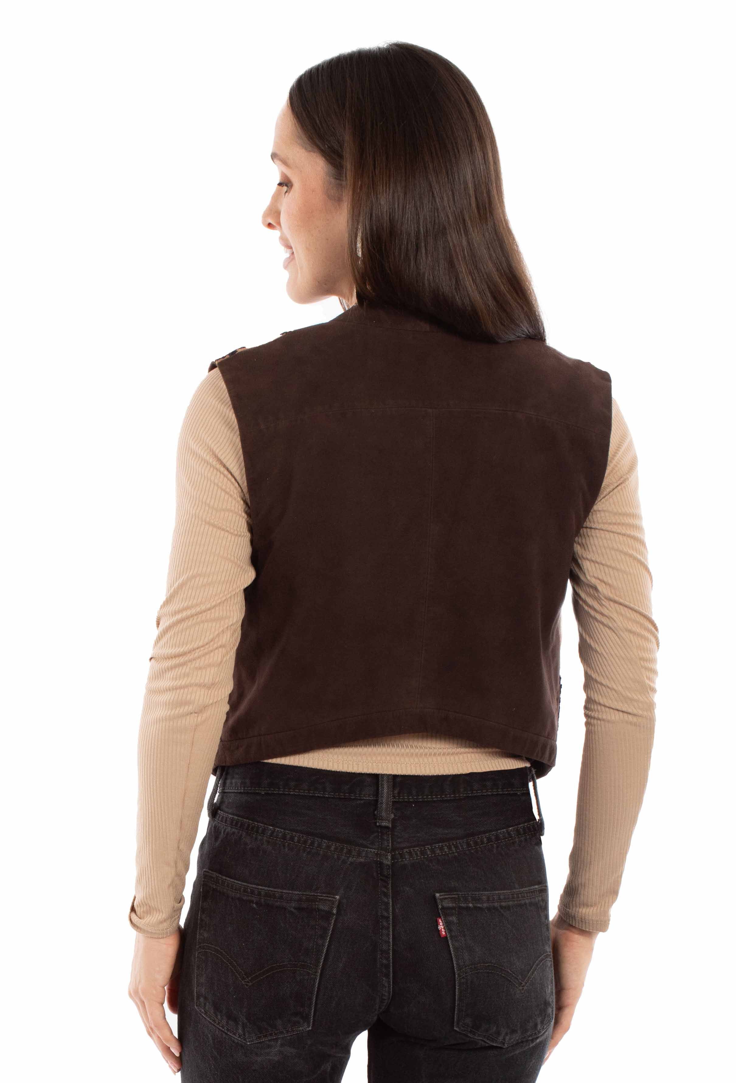 Scully Leather Multi Color Ladies Vest L1139