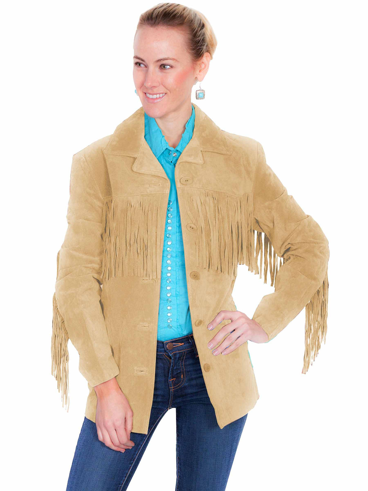 Scully Leather Old Rust Fringe Jacket L74