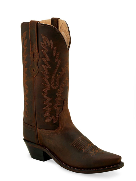 Old West Brown Women's Fashion Wear Boots - Old West