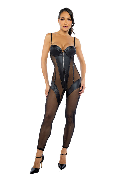 Roma Costume Lust & Leather Catsuit