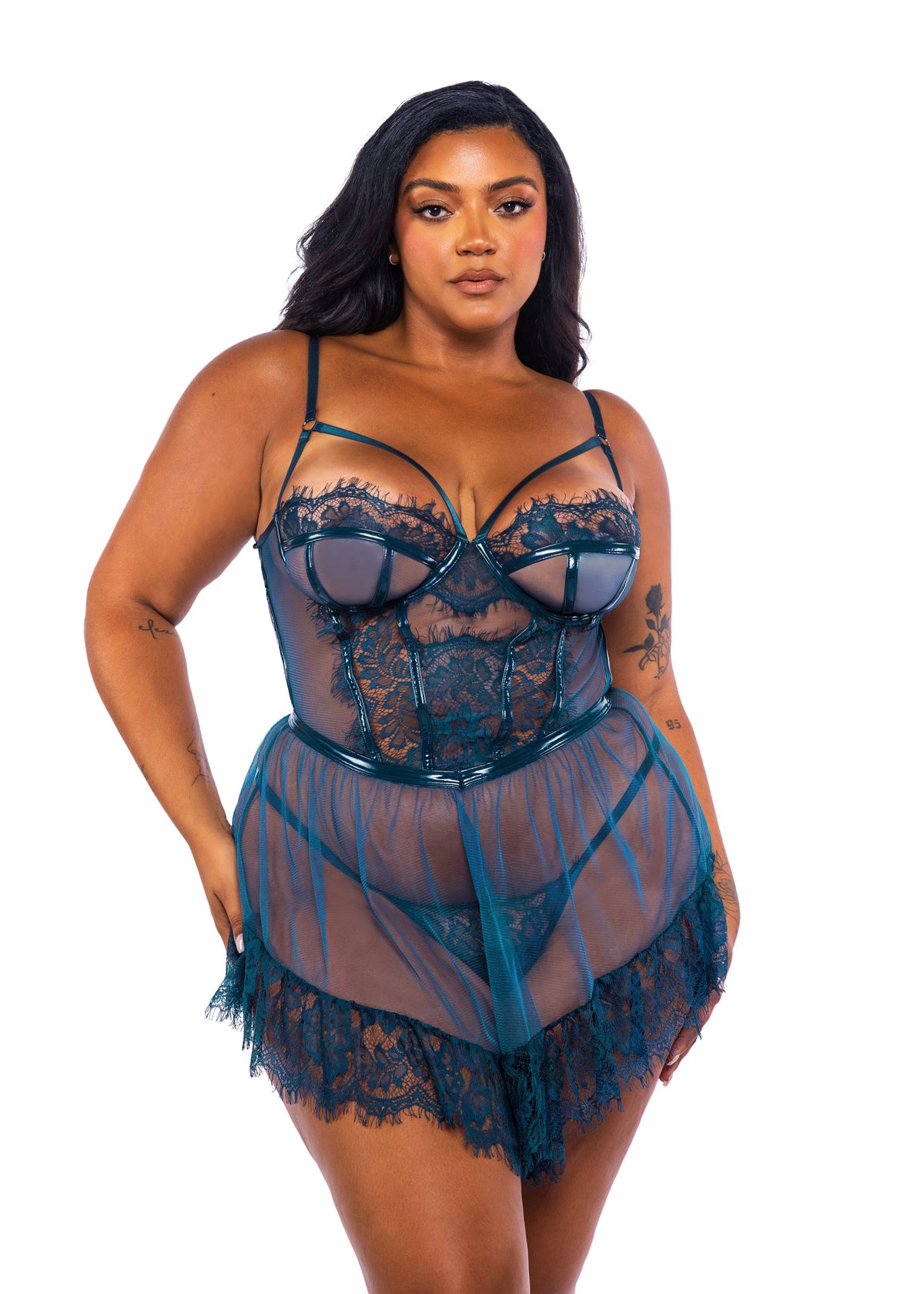 Roma Costume Eden Babydoll 2-Piece Set