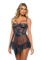 Roma Costume Eden Babydoll 2-Piece Set