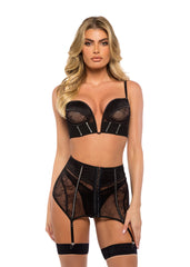 Roma Costume Belle Noir Babydoll 2-Piece Set