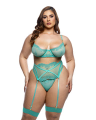 Roma Confidential LI789 Butterfly Bliss 3pc Set Lingerie