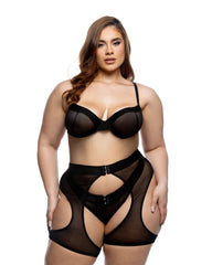 Roma Confidential LI806 Millenium 3pc Chaps Set Lingerie