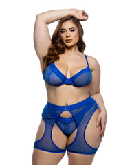 Roma Confidential LI806 Millenium 3pc Chaps Set Lingerie