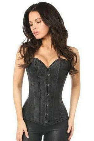 Daisy Corsets Lavish Black Brocade Corset - Daisy Corsets