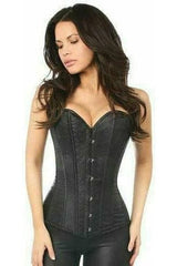 Daisy Corsets Lavish Black Brocade Corset - Daisy Corsets