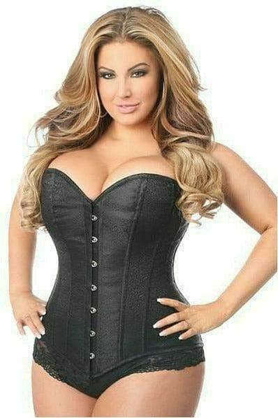 Daisy Corsets Lavish Black Brocade Corset