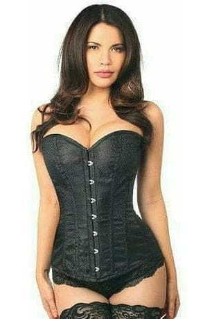 Daisy Corsets Lavish Black Brocade Corset