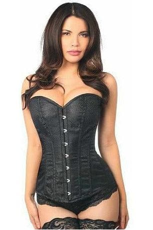 Daisy Corsets Lavish Black Brocade Corset - Daisy Corsets