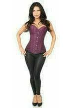 Daisy Corsets Lavish Plum Brocade Corset