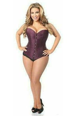 Daisy Corsets Lavish Plum Brocade Corset