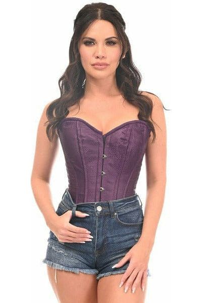 Daisy Corsets Lavish Plum Brocade Corset