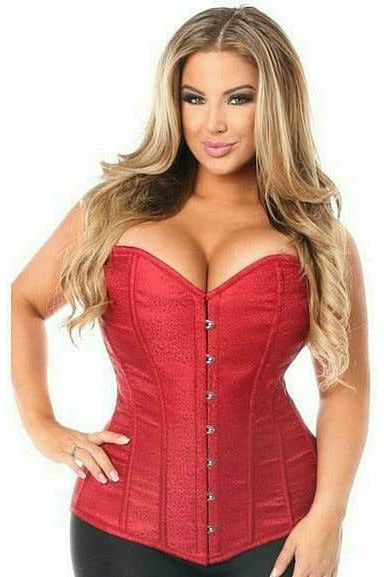 Daisy Corsets Lavish Wine Brocade Corset