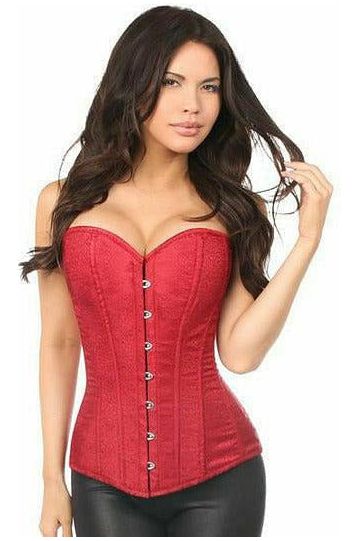 Daisy Corsets Lavish Wine Brocade Corset