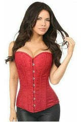 Daisy Corsets Lavish Wine Brocade Corset