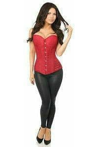 Daisy Corsets Lavish Wine Brocade Corset