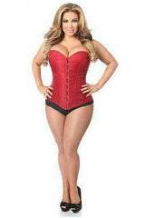 Daisy Corsets Lavish Wine Brocade Corset