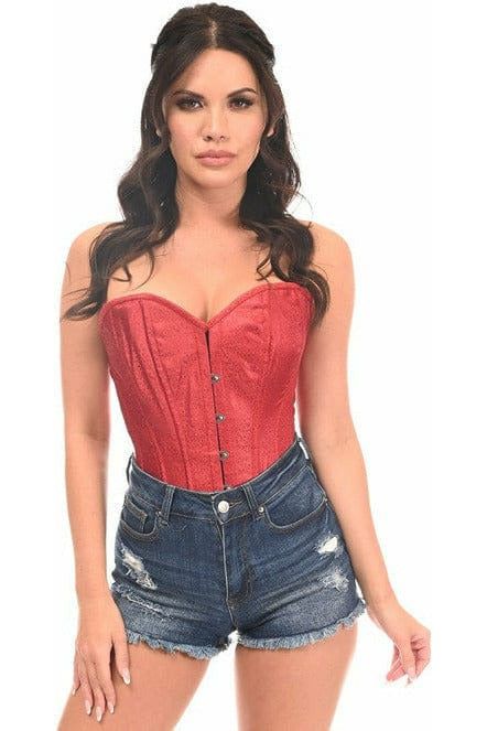 Daisy Corsets Lavish Wine Brocade Corset