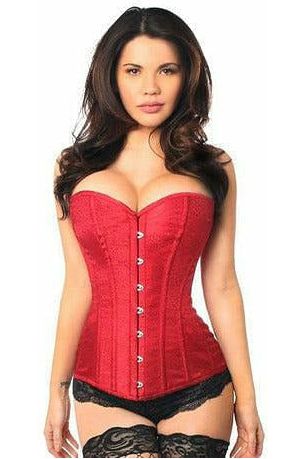 Daisy Corsets Lavish Wine Brocade Corset