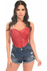 Daisy Corsets Lavish Wine Brocade Corset