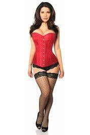 Daisy Corsets Lavish Wine Brocade Corset