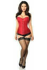 Daisy Corsets Lavish Wine Brocade Corset