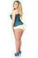 Daisy Corsets Lavish Dark Teal Lace Overbust Corset w/Zipper