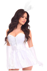 Daisy Corsets Lavish 5 PC White Bunny Corset Costume - Daisy Corsets