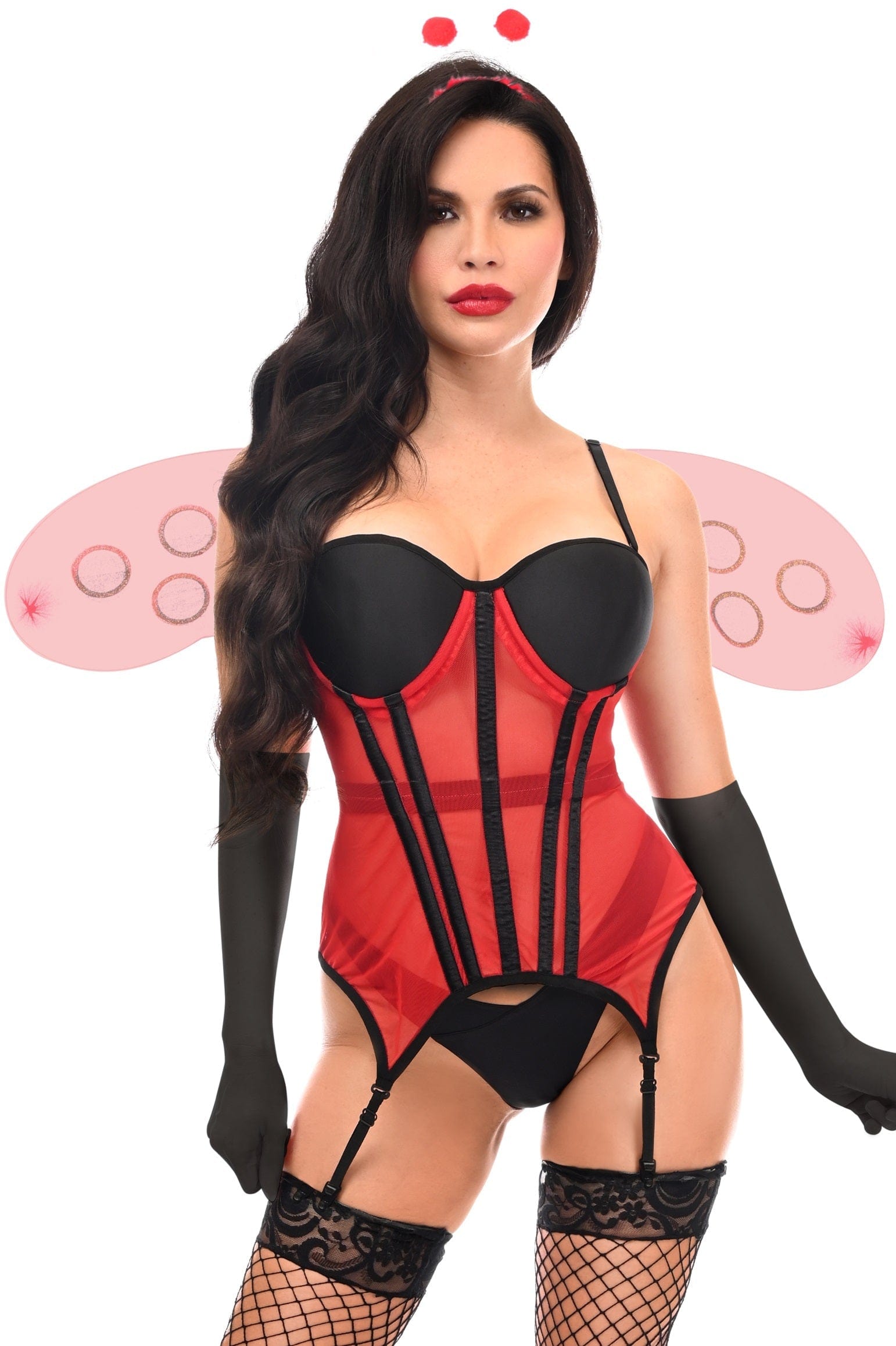 Daisy Corsets Lavish 4 PC Sexy Ladybug Lingerie Costume