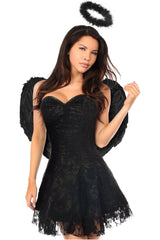 Daisy Corsets Lavish 3 PC Dark Angel Corset Dress Costume - Daisy Corsets