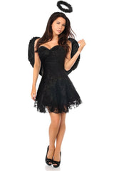 Daisy Corsets Lavish 3 PC Dark Angel Corset Dress Costume - Daisy Corsets