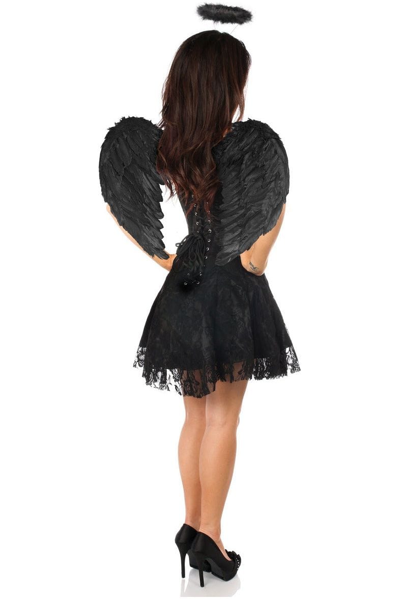 Daisy Corsets Lavish 3 PC Dark Angel Corset Dress Costume - Daisy Corsets