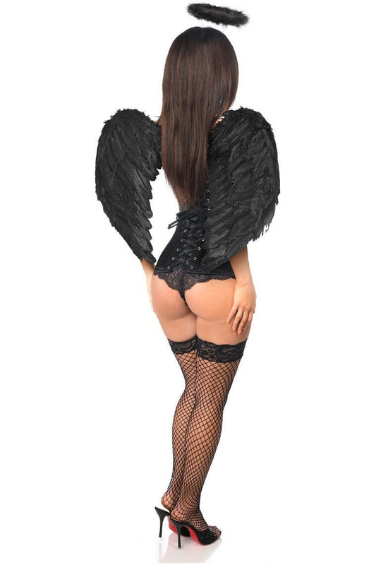 Daisy Corsets Lavish 3 PC Dark Angel Corset Costume - Daisy Corsets