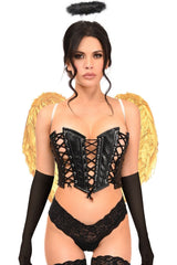 Daisy Corsets Lavish 4 PC Golden Angel Corset Costume - Daisy Corsets