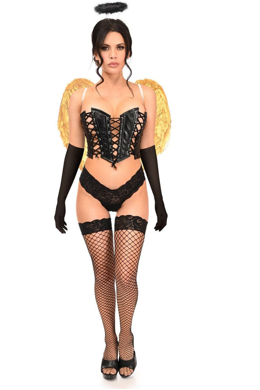 Daisy Corsets Lavish 4 PC Golden Angel Corset Costume - Daisy Corsets