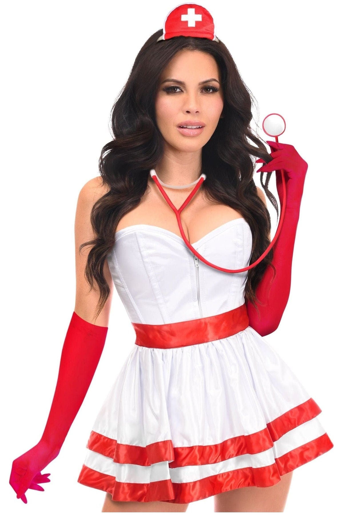 Daisy Corsets Lavish 5 PC Heart Stopper Nurse Corset Costume