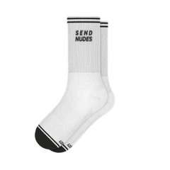 The Late Night Text | Send Nudes Heel Hammock™ Crew Socks