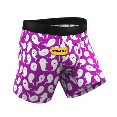 The Little Swimmers | Ghost Print Ball Hammock® Pouch Underwear With Fly