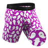 The Little Swimmers | Ghost Print Long Leg Ball Hammock® Pouch Underwear With Fly