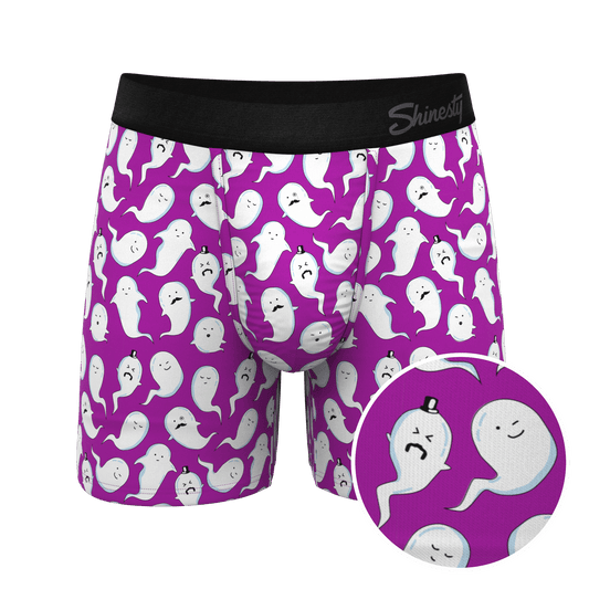 The Little Swimmers | Ghost Print Ball Hammock® Pouch Underwear - Shinesty