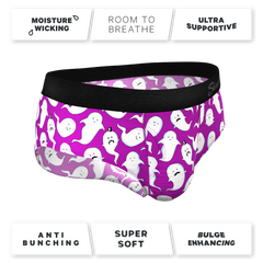 The Little Swimmers | Ghost Print Ball Hammock® Pouch Underwear Briefs